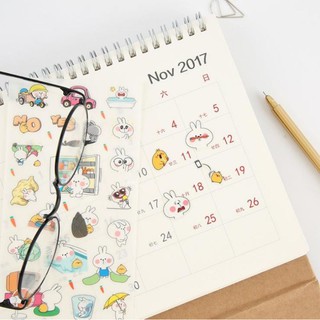 Set 6 tấm sticker dán sổ