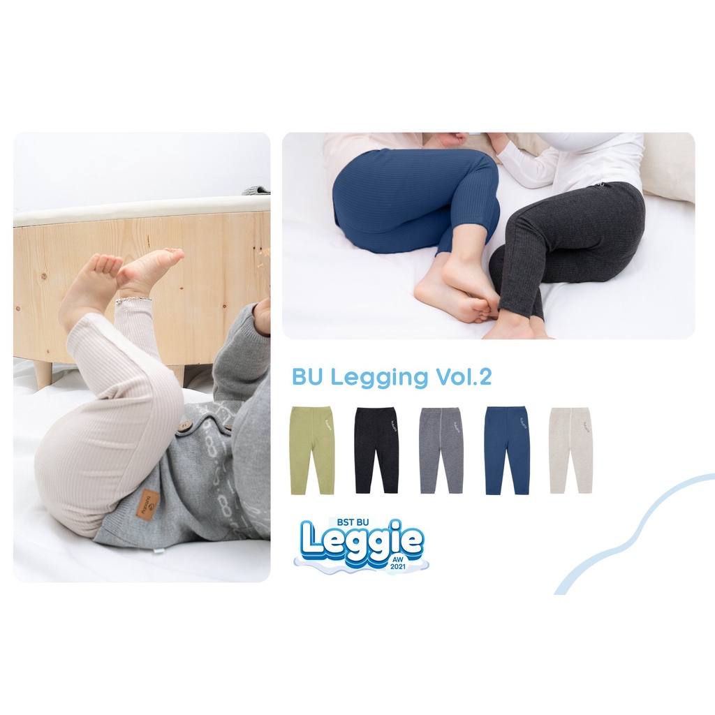 [CHÍNH HÃNG] Set 2 quần legging trẻ em BMD014.01 Bu