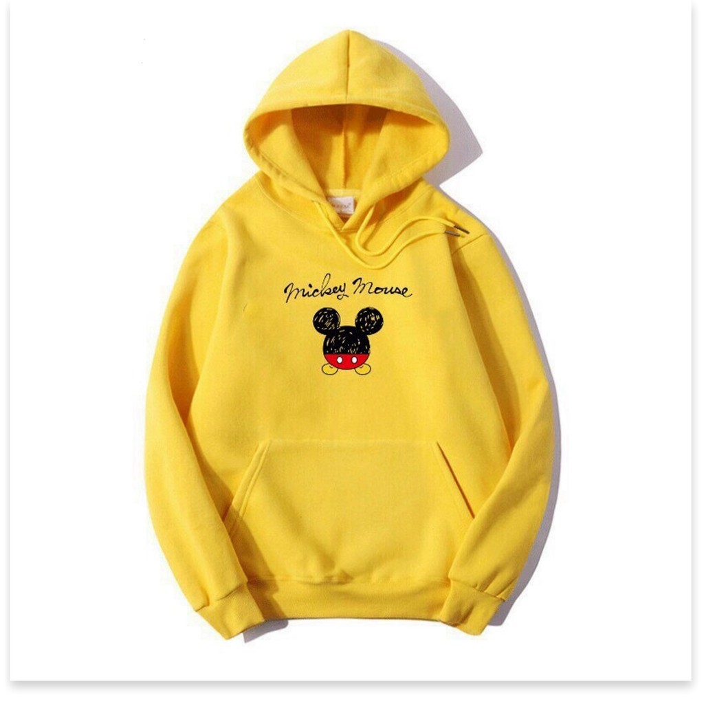 Áo Hoodie Mẫu MICKEY Form Tay Dài Nỉ Mịn Unisex Nam Nữ HotTrending! MTB DYDY