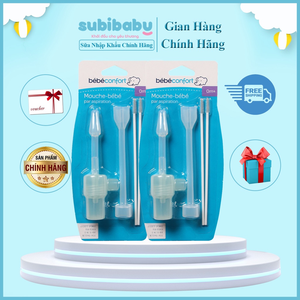 Hút Mũi Dây Bébé Confort Chính Hãng Giúp Vệ Sinh Mũi, Bé Dễ Thở Hơn Khi Bị Sổ Mũi