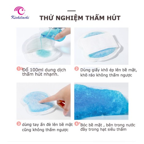 Miếng Lót Thấm Sữa Cho Mẹ Sau Sinh Kichi Hộp 36 Miếng