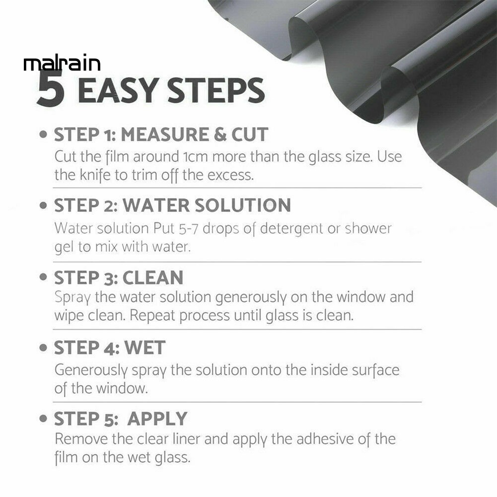 Phim Dán Cửa Kính Xe Hơi Cách Nhiệt Chống Nắng 6m