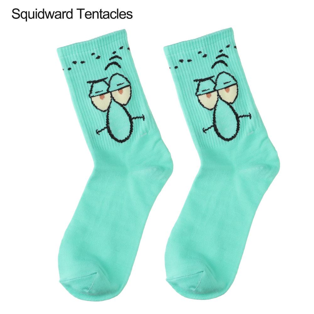 XIANTIN Vớ Giữ Nhiệt Lạnh Họa Tiết Hoạt Hình Spongebob Đáng Yêu Thời Trang