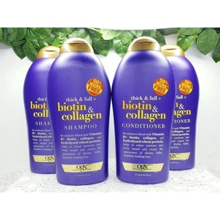 Dầu Gội Xả Biotin Collagen [Hàng Chính Hãng] Chống Rụng Tóc Và Kích Thích Mọc Tóc Nhanh, Hương Thơm Dịu, 577ml