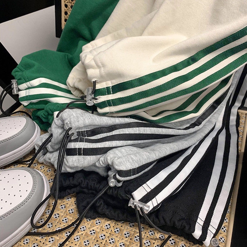 Quần Dài Thể Thao Nam Có Sọc Thời Trang Hàn Quốc