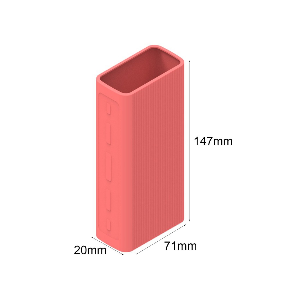 Vỏ Bằng Silicon BảO Vệ SạC Dự PhòNg Cho Xiaomi 30000mAh Power Bank 3