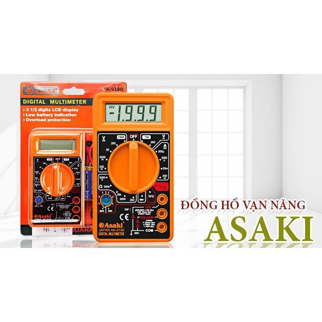 Đồng hồ vạn năng Asaki AK-9180 chính xác