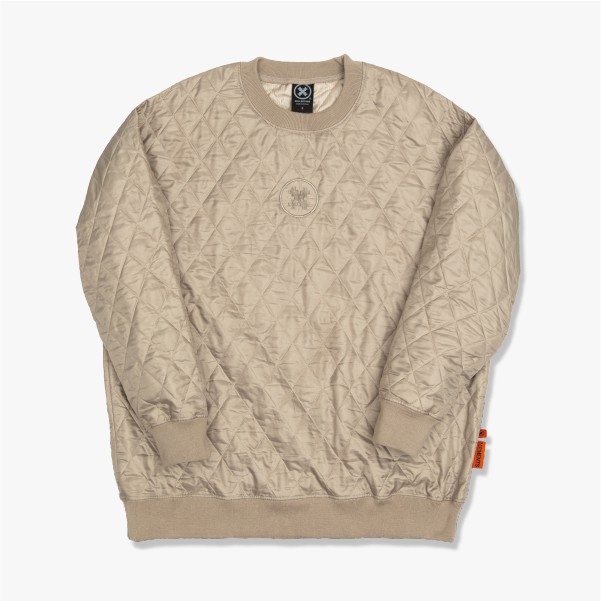 Áo Sweater Essential Quilted Sweater “Tan”