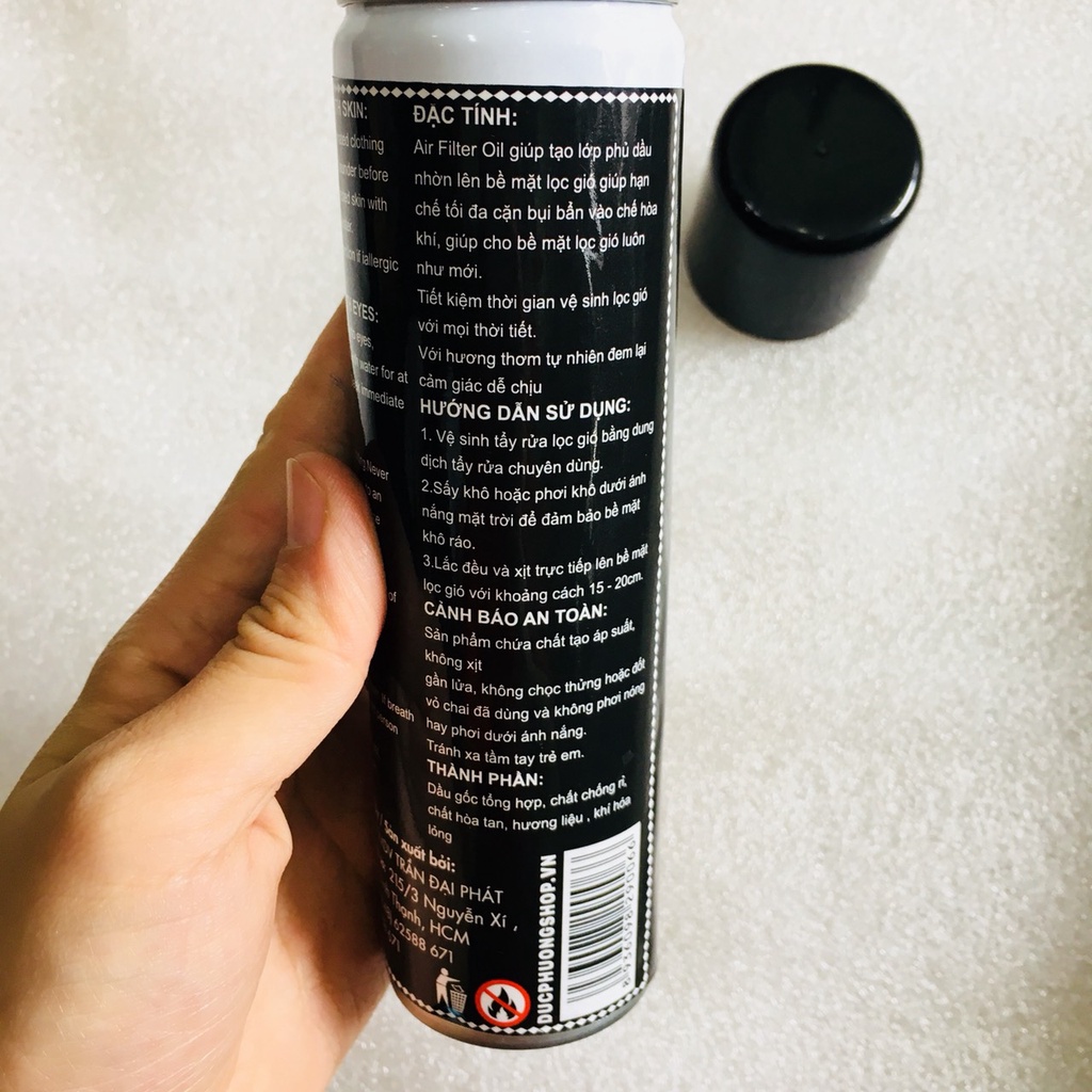 Tẩm dầu phục hồi lọc gió Sprayking