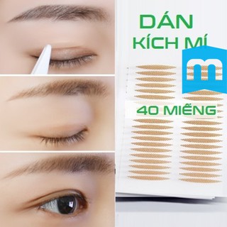 Kích mí tàng hình tạo hai mí sẵn keo nhiều lựa chọn 40 miếng