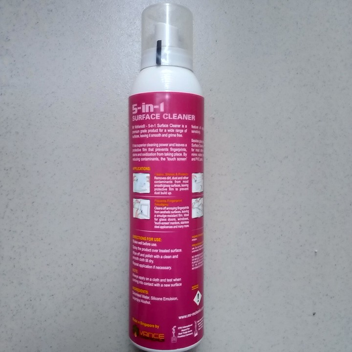 CHAI LÀM SẠCH BỀ MẶT CAO CẤP 5 TRONG 1 Mr McKenic, 300ml