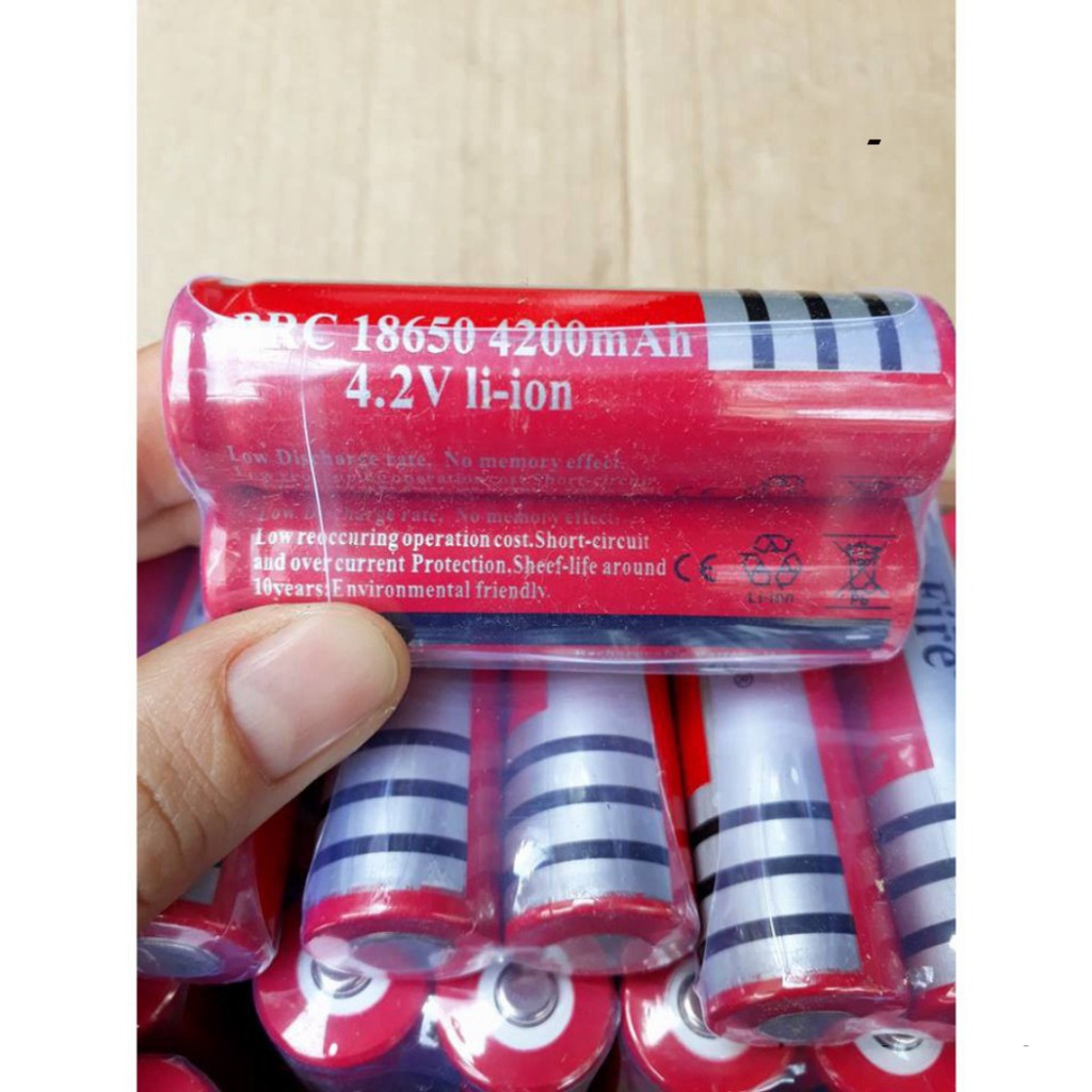 Pin cell đỏ sạc dành cho quạt mini 3 tốc độ quạt cầm tay (1 cục)