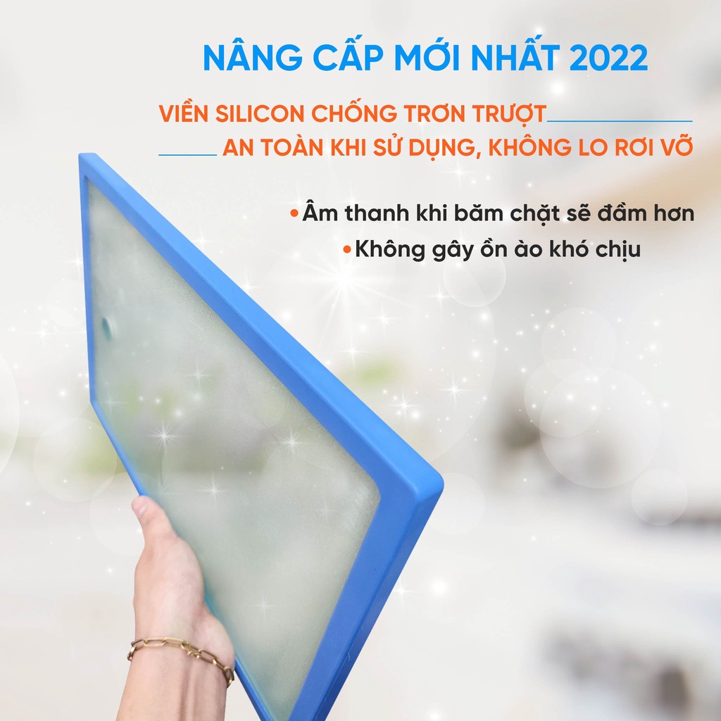 Thớt kính cường lực, Bộ thớt kháng khuẩn ĐẠI VIỆT Chính Hãng hàng cao cấp xuất khẩu