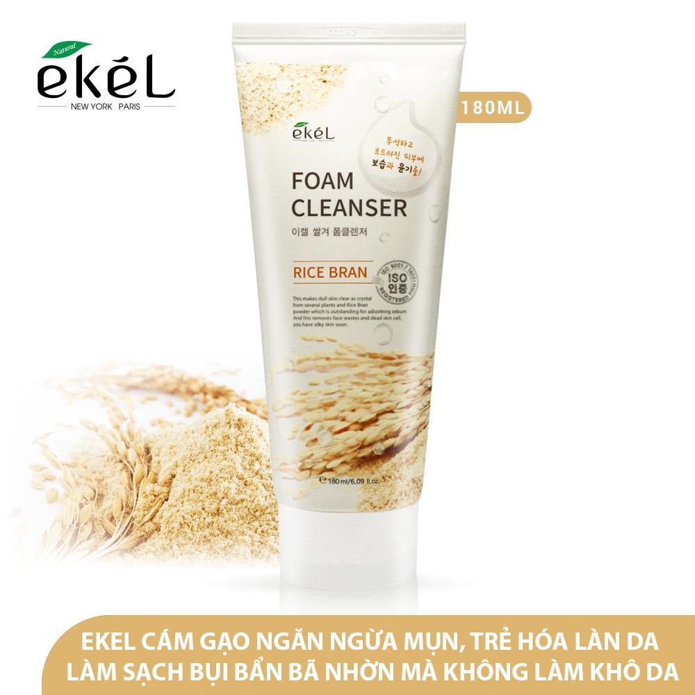 Sữa rửa mặt Ekel Hàn Quốc Chính Hãng 180ml làm sạch sâu ngăn ngừa mụn và loại bỏ bã nhờn | BigBuy360 - bigbuy360.vn
