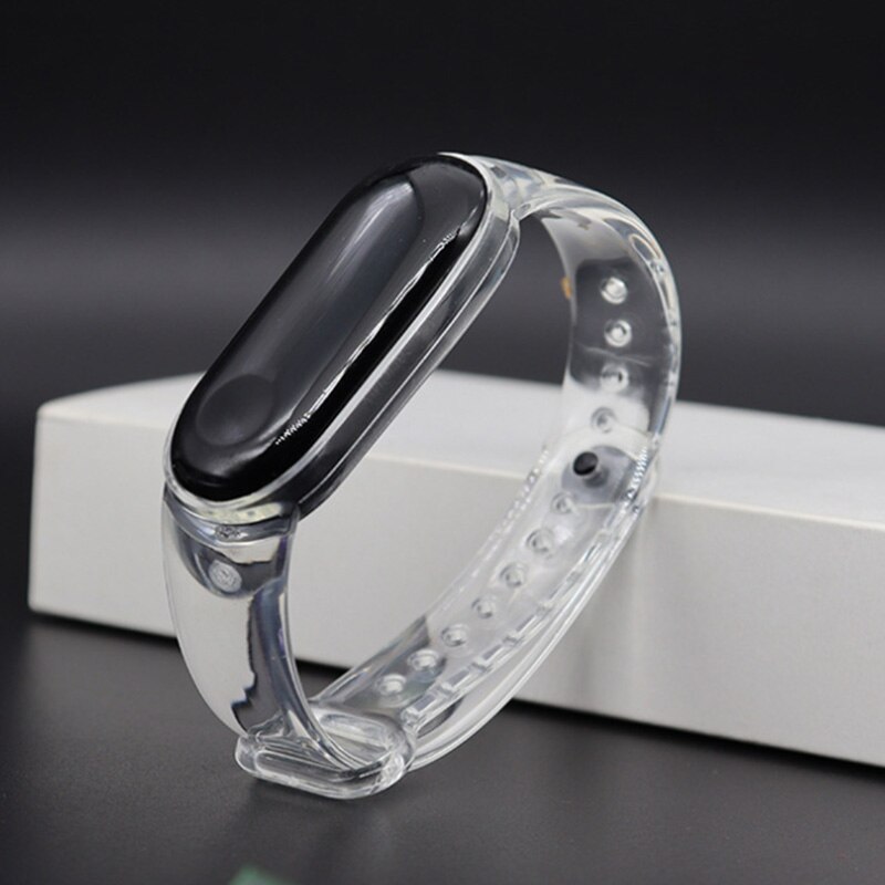 Dây Đeo Trong Suốt Cho Đồng Hồ Thông Minh for Xiaomi Mi Band 5 Miband 5 Nfc