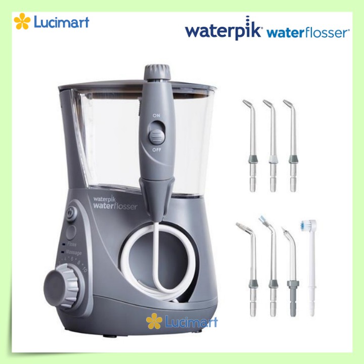 Máy Tăm Nước Waterpik Aquarius Professional Water Flosser WP-660, WP-662, WP-663, WP-665, WP-667 [Hàng Mỹ]