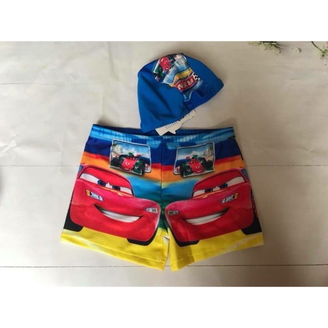 Quần bơi kèm mũ cho bé trai