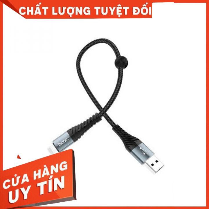 DÂY CÁP SẠC IPHONE IPAD 25CM CHÍNH HÃNG HOCO X38 DÂY DÙ CHỐNG ĐỨT GÃY - CÁP SẠC HOCO X38