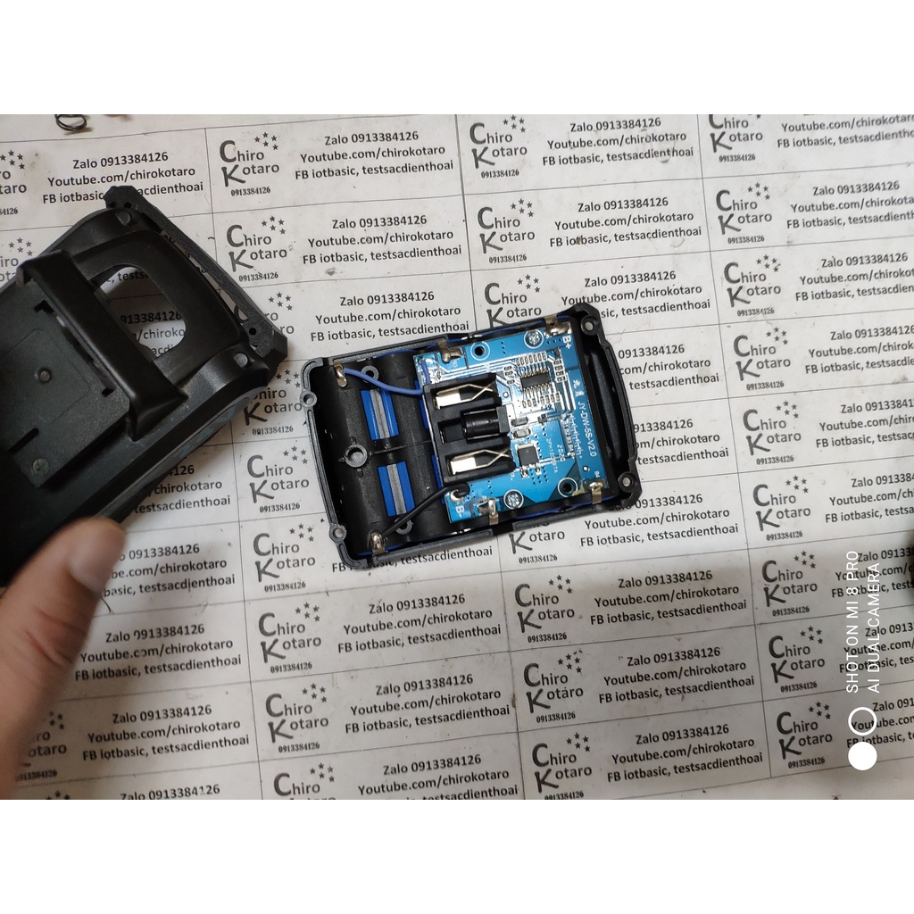 Miếng chèn tăng chiều cao hộp pin Makita tàu 24V, VOTO 21V 24V 26V 28V thêm dung lượng