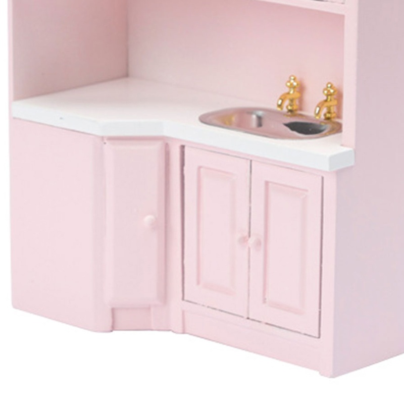 Đồ trang trí Tủ Chén Nhà Bếp Dùng Trang Trí Nhà Búp Bê DIY