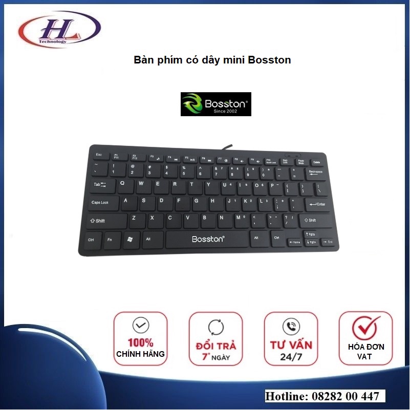 Bàn phím mini Bosston hàng chính hãng - BH 12 tháng