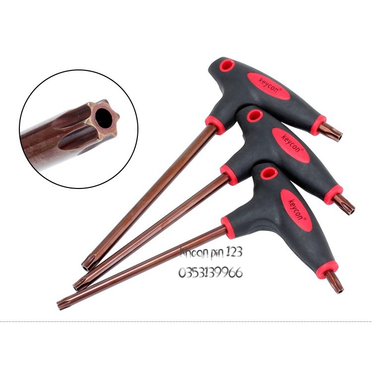 Chìa vặn lục giác hoa thị tay cầm hình chữ T đủ size