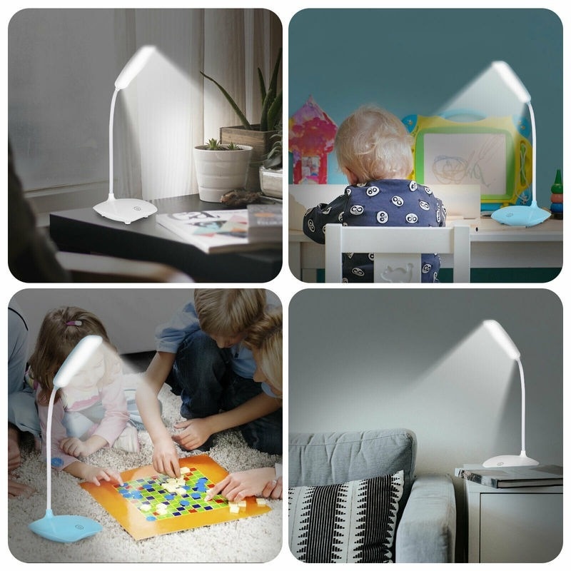 Đèn led để bàn bảo vệ mắt dễ điều chỉnh và sạc lại tiện lợi