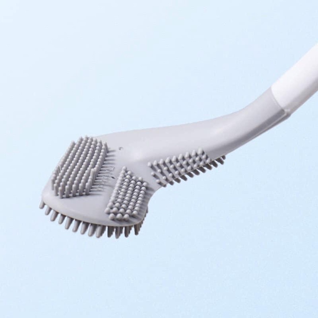 Sale !!! Chổi Cọ Toilet Silicon Dạng Chữ L Mẫu Mới