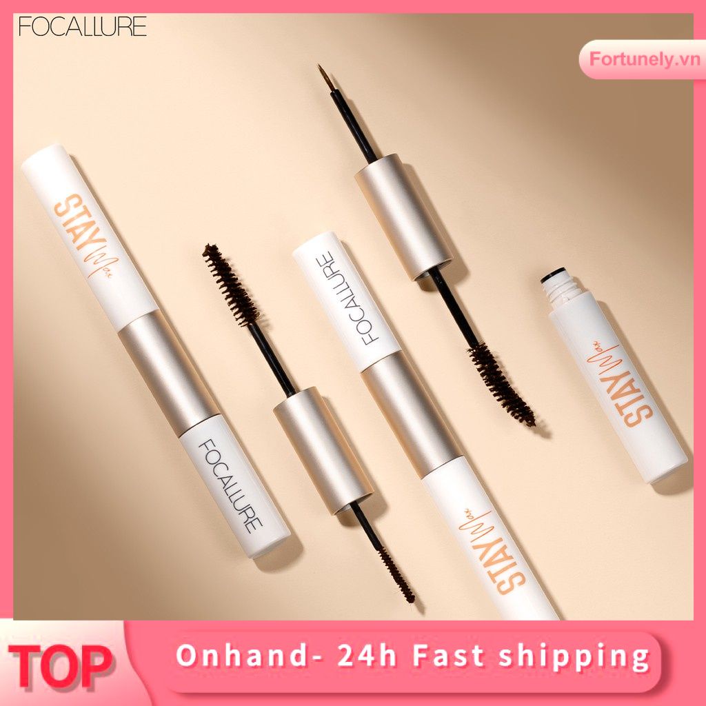 Mascara chuốt mi dạng sợi FOCALLURE tích hợp đầu kẻ mắt chống thấm nước lâu trôi