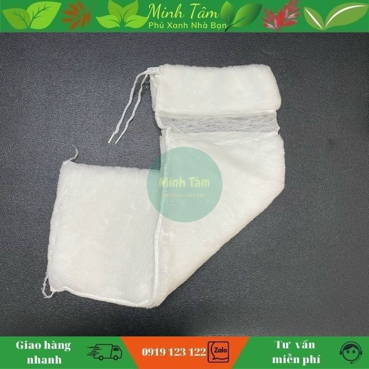 Túi chống tràn 2 lớp lọc nước hồ cá  18*53cm