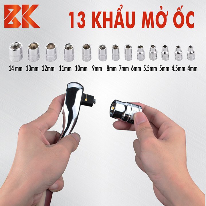 Bộ Đồ Nghề Sửa Chữa Xe Hơi Xe Máy 46 Món - Bộ Dụng Cụ Sửa Chữa Đa Năng 46 Chi Tiết