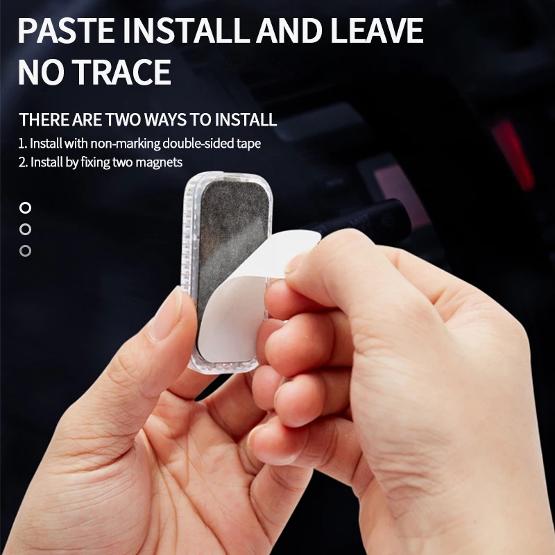 1 Bộ Đèn LED Mini Gắn Trần Xe Hơi Có Thể Sạc Lại Bằng Cổng USB