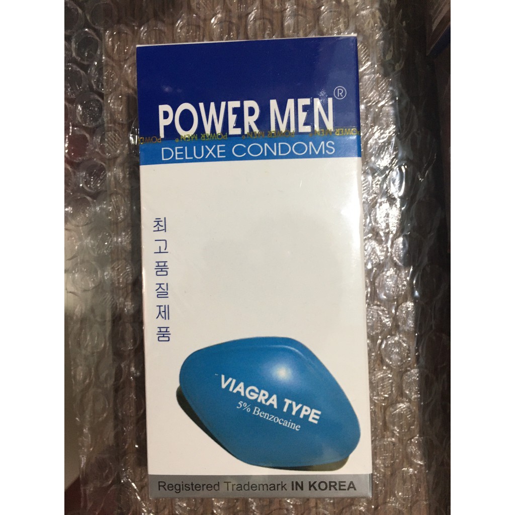 [Chinh Hãng] Tinh Chất Vigra 5% Bao cao su Power Men Viagra siêu mỏng kéo dài thời gian, hộp 12 cái baocaosu18
