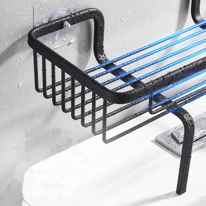 Kệ Đựng Đồ Dùng Gắn Tường Không Cần Khoan Tiện Dụng Cho Nhà Tắm