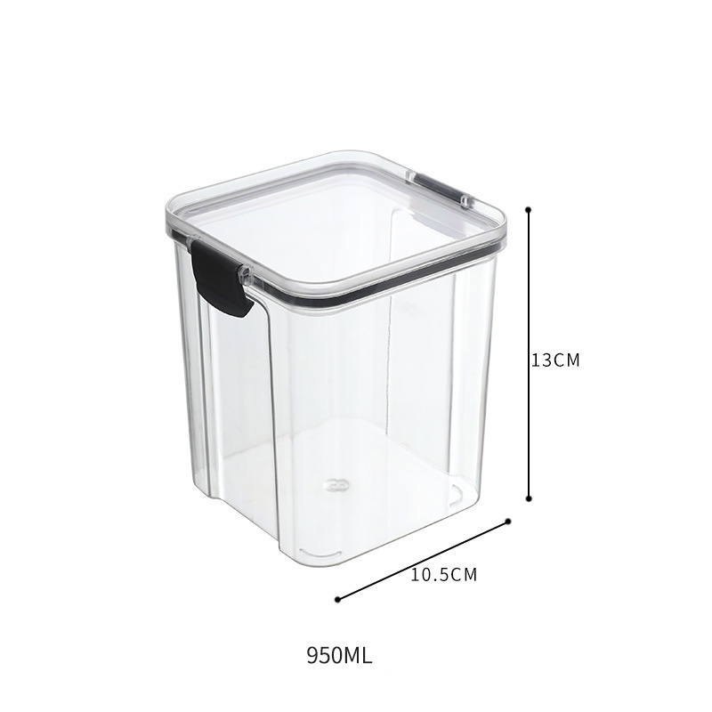 Hộp Đựng Thức Ăn Kín Khí Không BPA Giữ Khô Bánh Kẹo Tiện Dụng