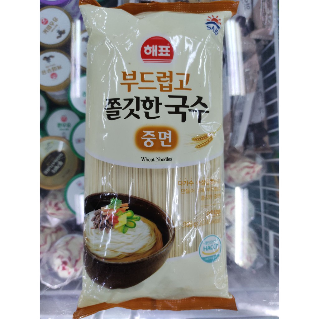 Mì lúa mạch sợi dai HEPIO hàn quốc 900g sợi nhỏ, sợi trung, sợi to - 해표 국수