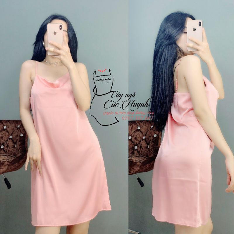 Váy ngủ nữ 💖 FREESHIP 💖 Váy ngủ cao cấp loại tốt - Đầm ngủ 2 dây thiết kế cổ đổ quyến rũ có đủ màu, đủ size | BigBuy360 - bigbuy360.vn