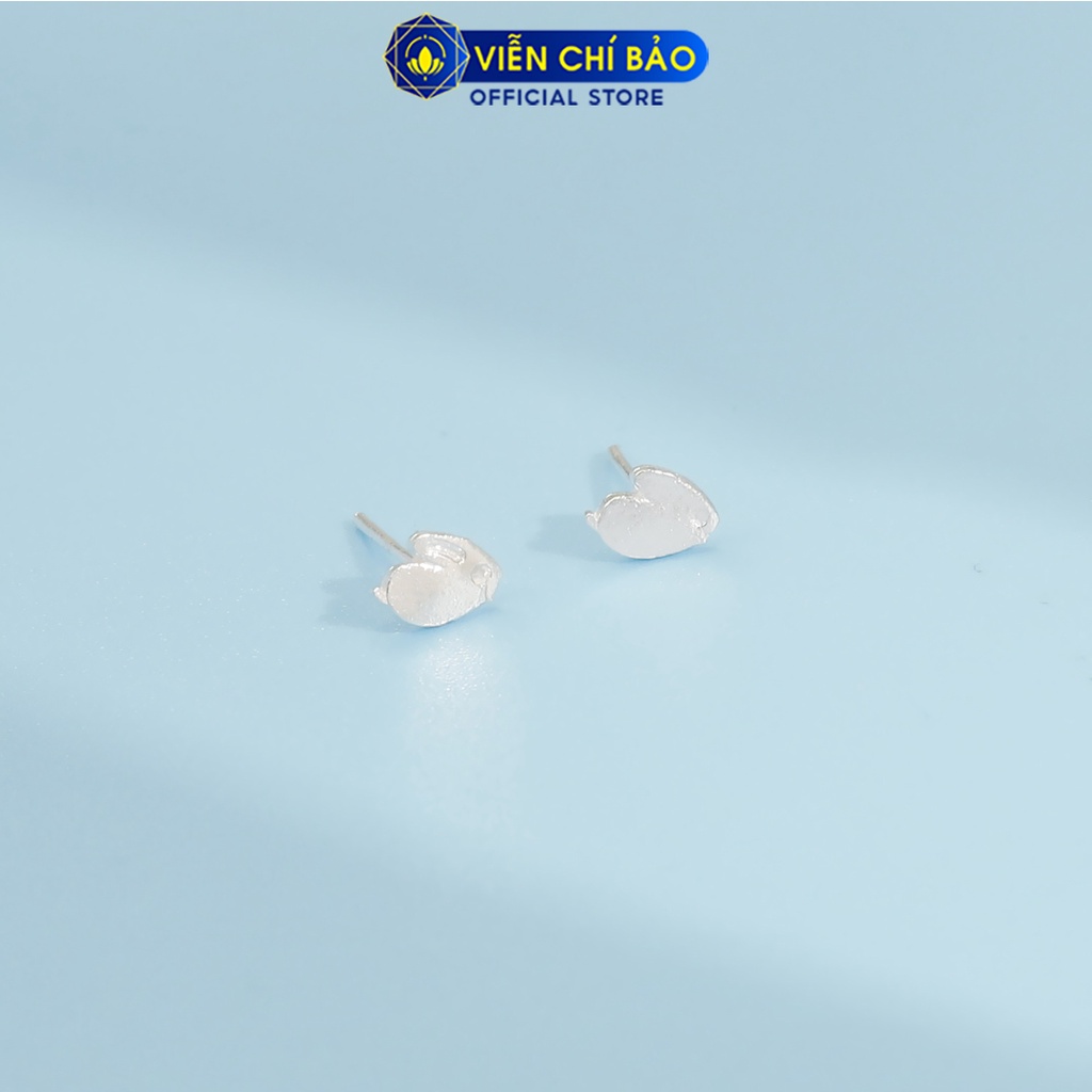 Bông tai thỏ chất liệu bạc 925 thời trang phụ kiện trang sức nữ thương hiệu Viễn Chí Bảo E063