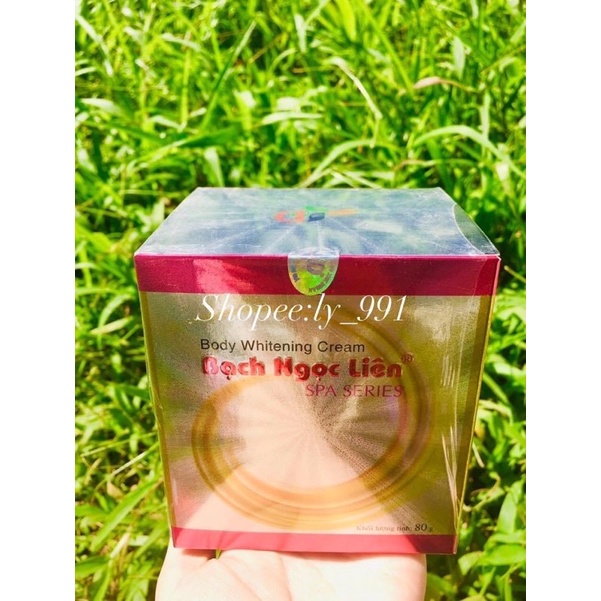 ( Hàng chuẩn ) Kem body dưỡng trắng Bạch Ngọc Liên hộp màu hồng 80gram