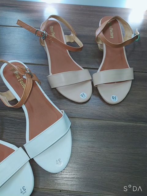 Dép sandan gót cao 5cm hai màu, phong cách mới, hàng loại đẹp mã T6