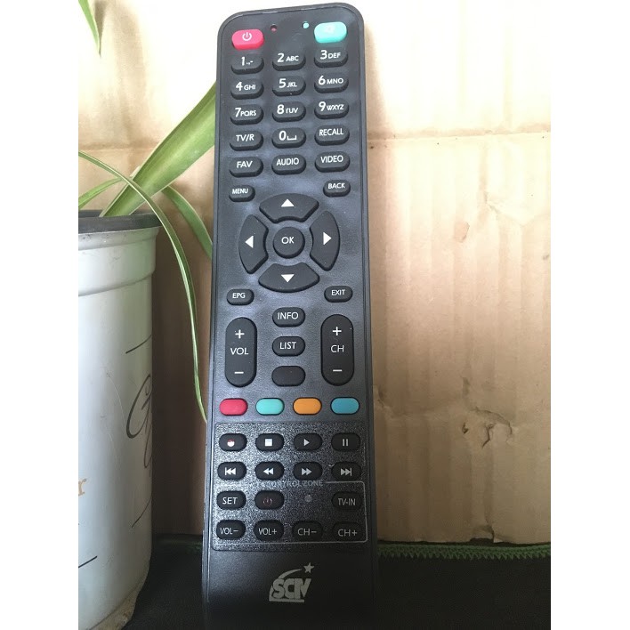 Điều khiển đầu SCTV ,Remote đầu thu truyền hình kỹ thuật số SCTV,điều khiển đầu kỹ thuật số SCTV