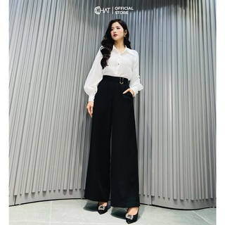 Quần suông phối đai TT CChat Clothes