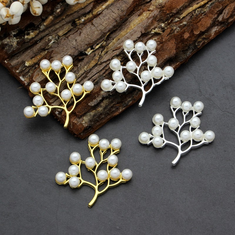 Phụ kiện handmade,làm trang sức phụ kiện hợp kim hình cành thông