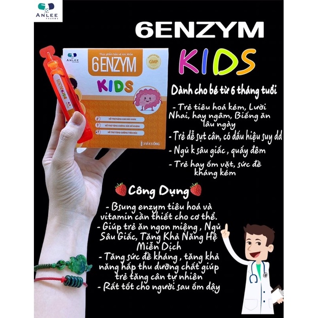 6 Enzym kids giúp ngủ ngon tăng cân tăng sức đề kháng