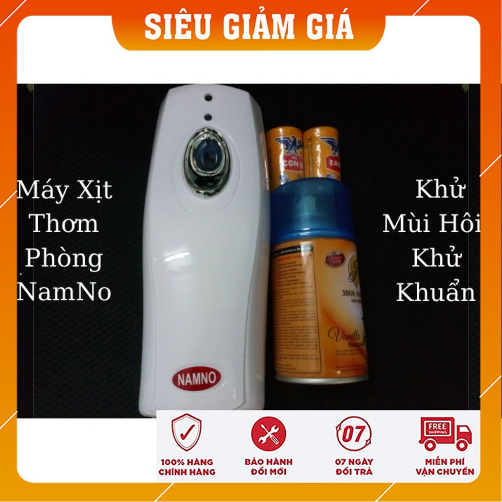 Máy xịt phòng tự động cảm biến ánh sáng TỰ ĐỘNG KHỬ MÙI (không kèm bình nước hoa)