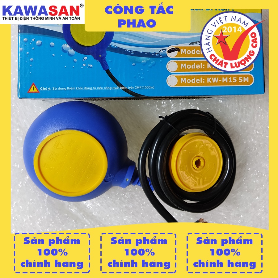 Công Tắc Phao Điện 2M/3M/5M KW-M15 BH 2 NĂM