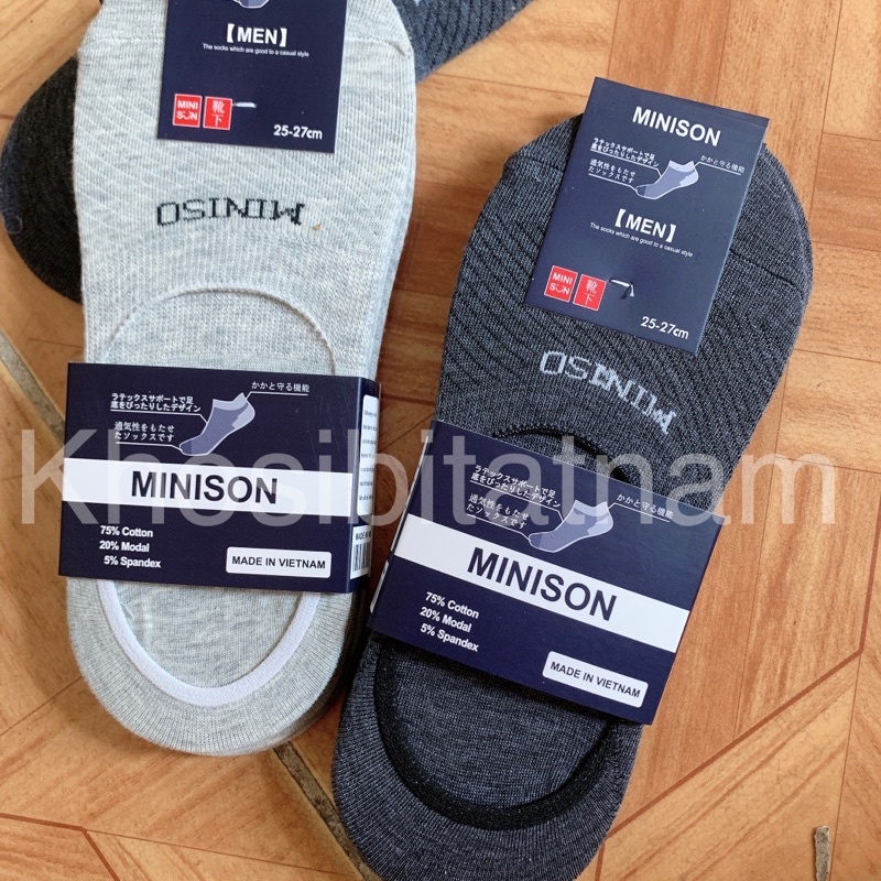Combo 5 Đôi Tất Lười Mini Kháng Khuẩn - Khử Mùi ( giá sỉ )