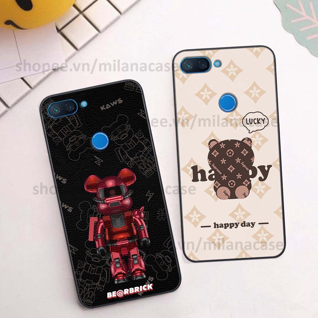 Ốp Xiaomi Mi 8 SE / Mi 8 Lite gấu be@rBrick gấu Teddy Kaws siêu đẹp, phong cách, cá tính