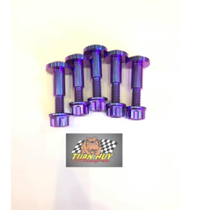 Ốc titan 6li + tán 6li gắn tay thắng zin  các dòng xe số như Wave, Sirus, Sonic, Raider, Satria