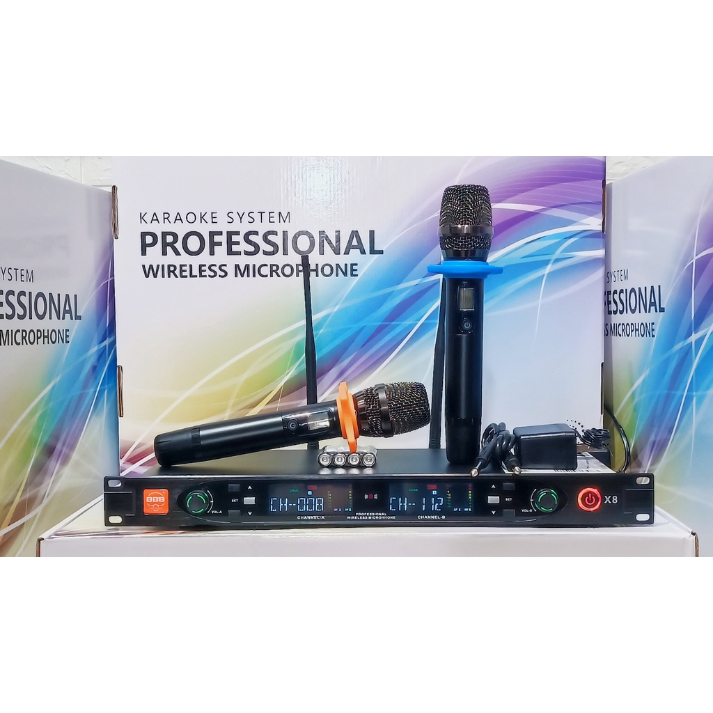 Micro không dây , Karaoke BBS X8 và BBS K868 chất âm hay bộ mic quốc dân của năm đáng mua